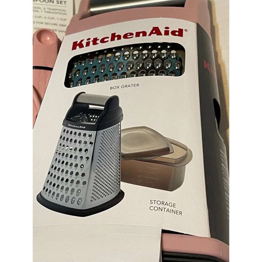KitchenAid Kitchen Tool/Gadget 12 piece Set Rose Pink Grater Peeler Shears New